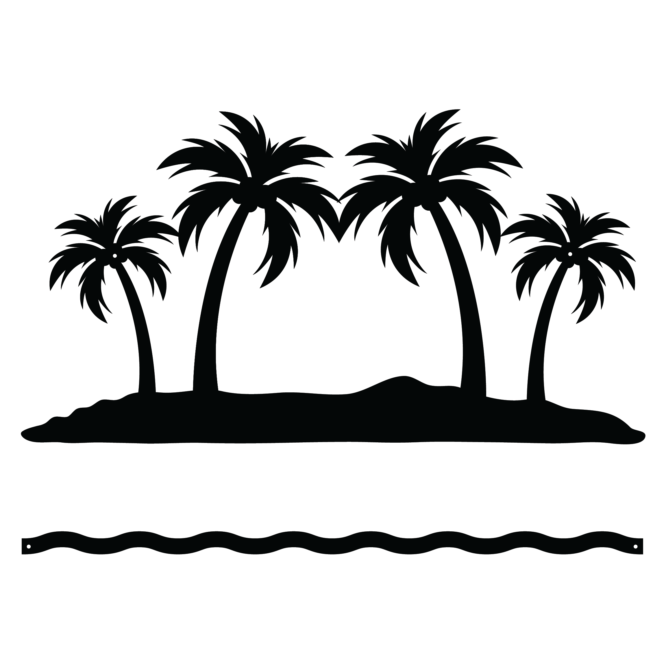 Personalized Palm Tree