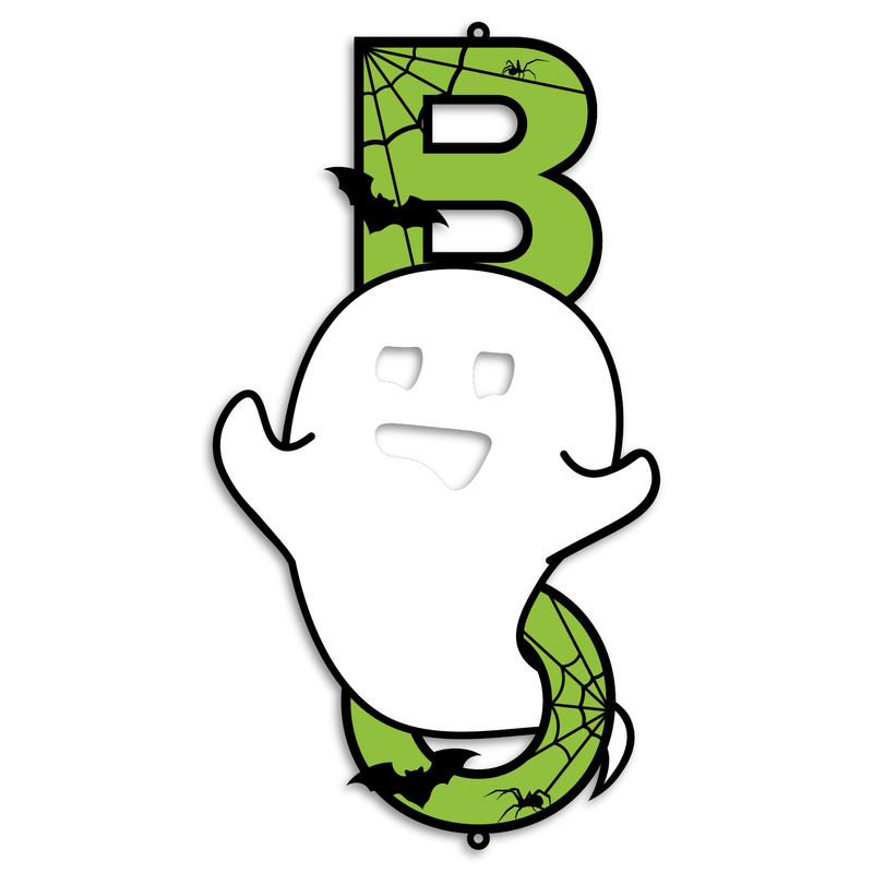 Halloween Boo Sign - Ghost