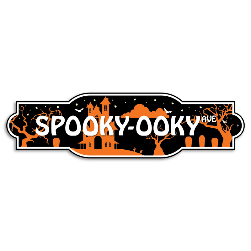 Halloween Street Sign - Spooky-Ooky AVE
