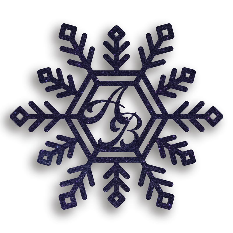 Hexagon Snowflake Monogram