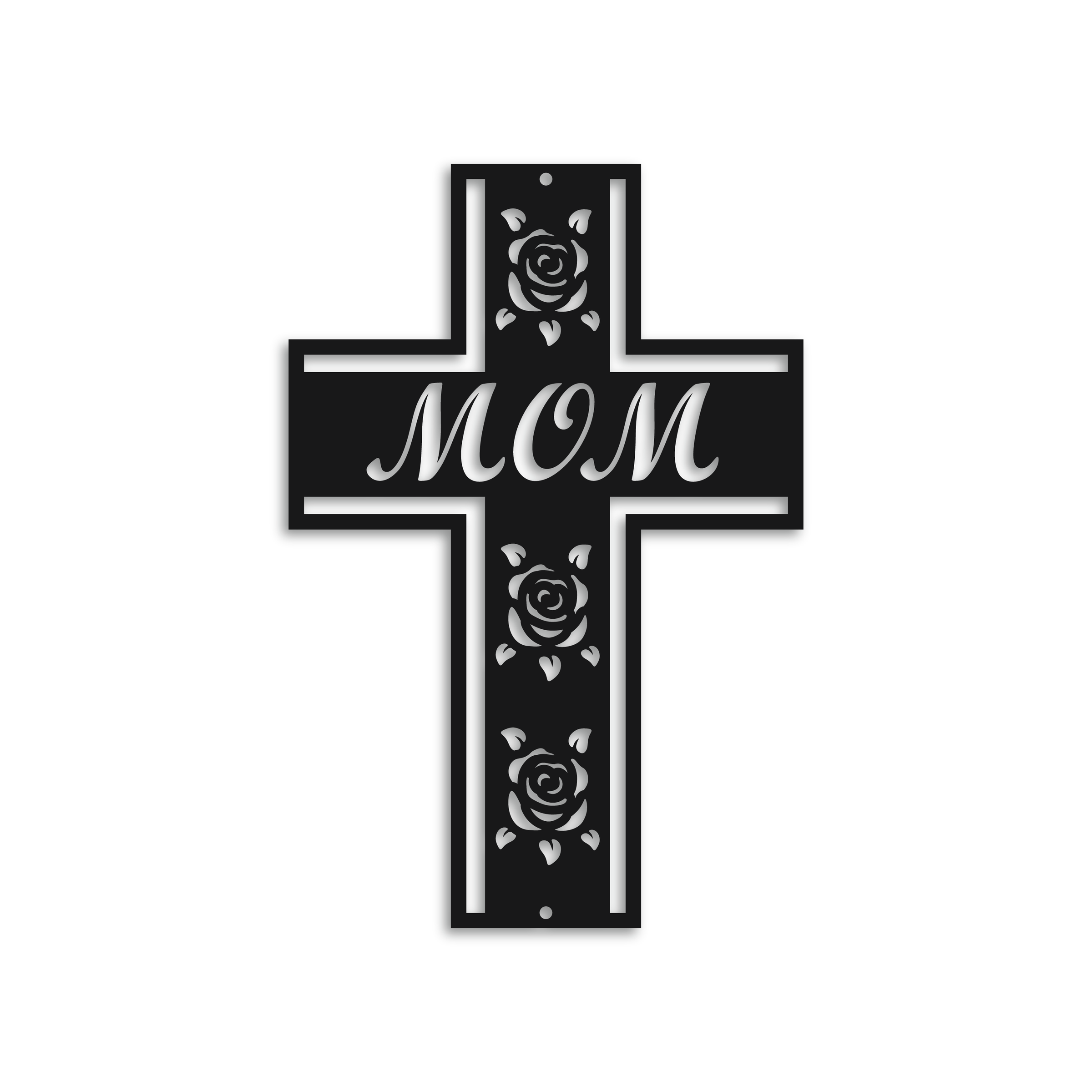 Memorial Mom Cross Sign