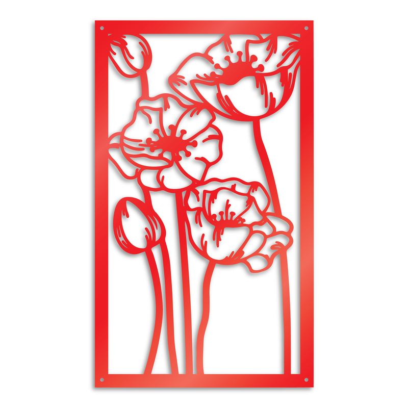 Remembrance Wild Poppies - Rectangle