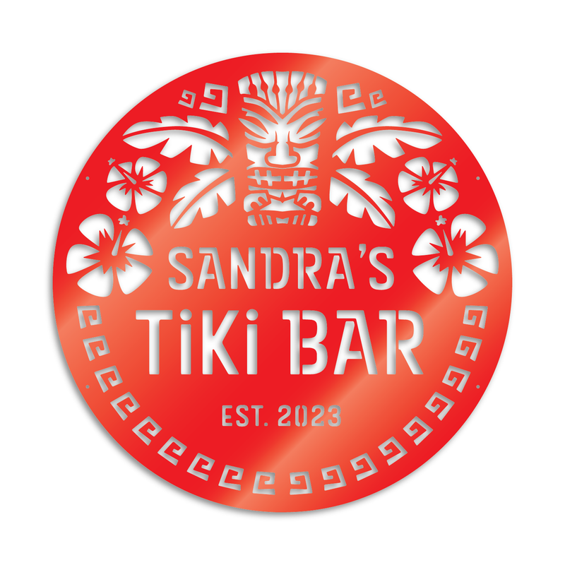 Tiki Bar Personalized