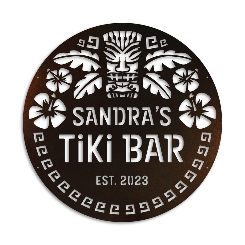 Tiki Bar Personalized
