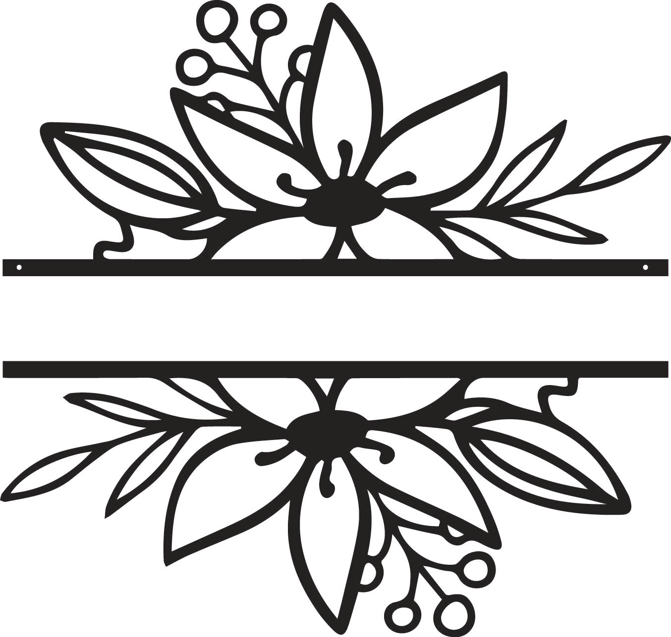 Flower Monogram