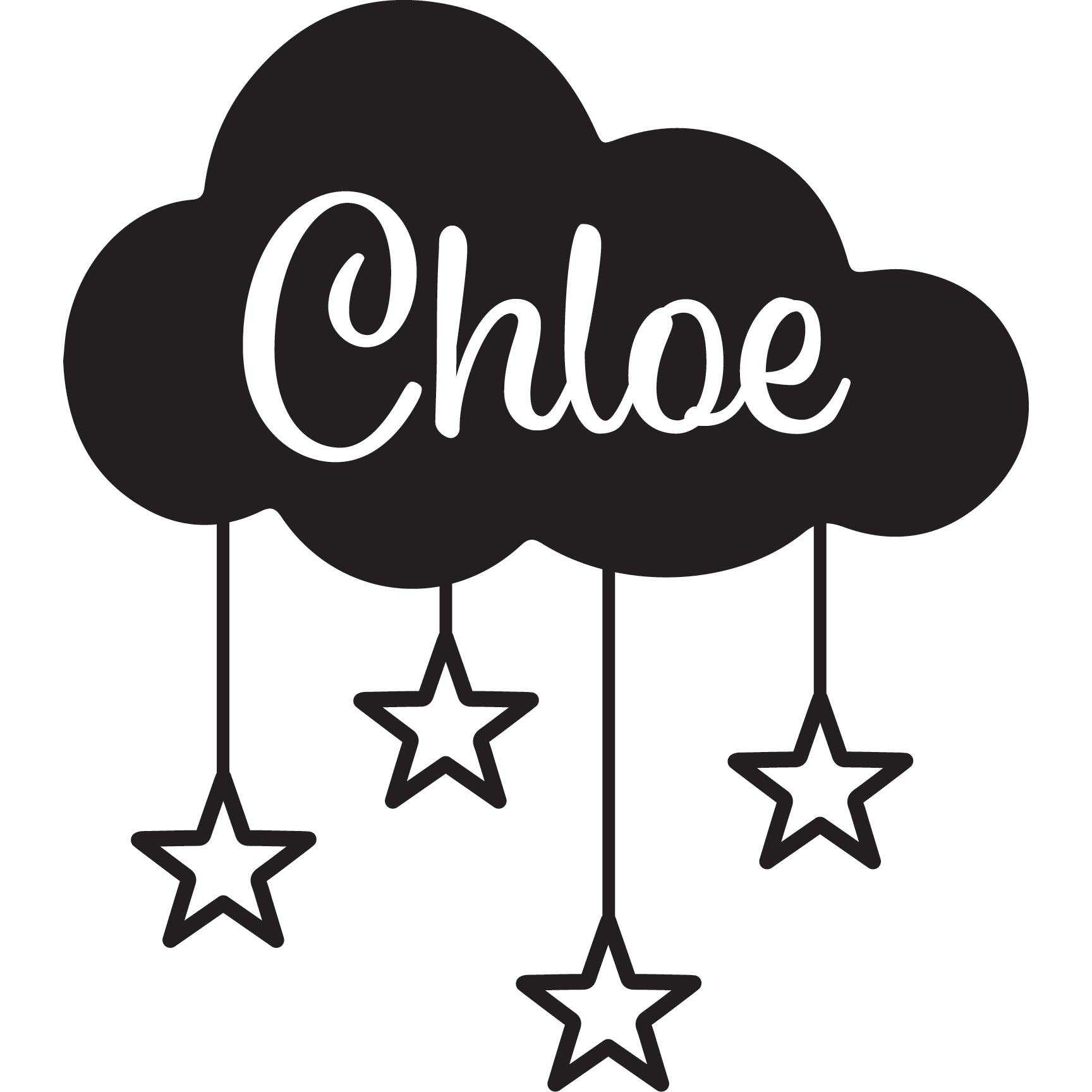 Cloud & Stars Personalized