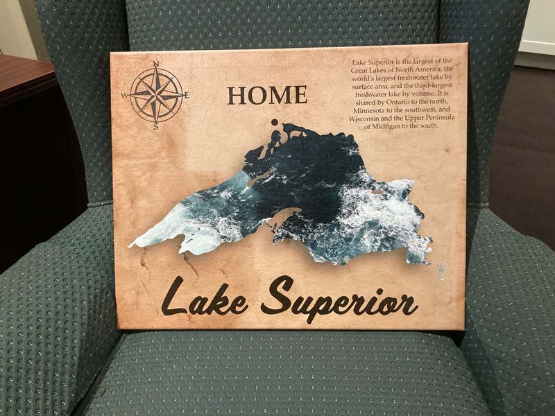 Lake sign