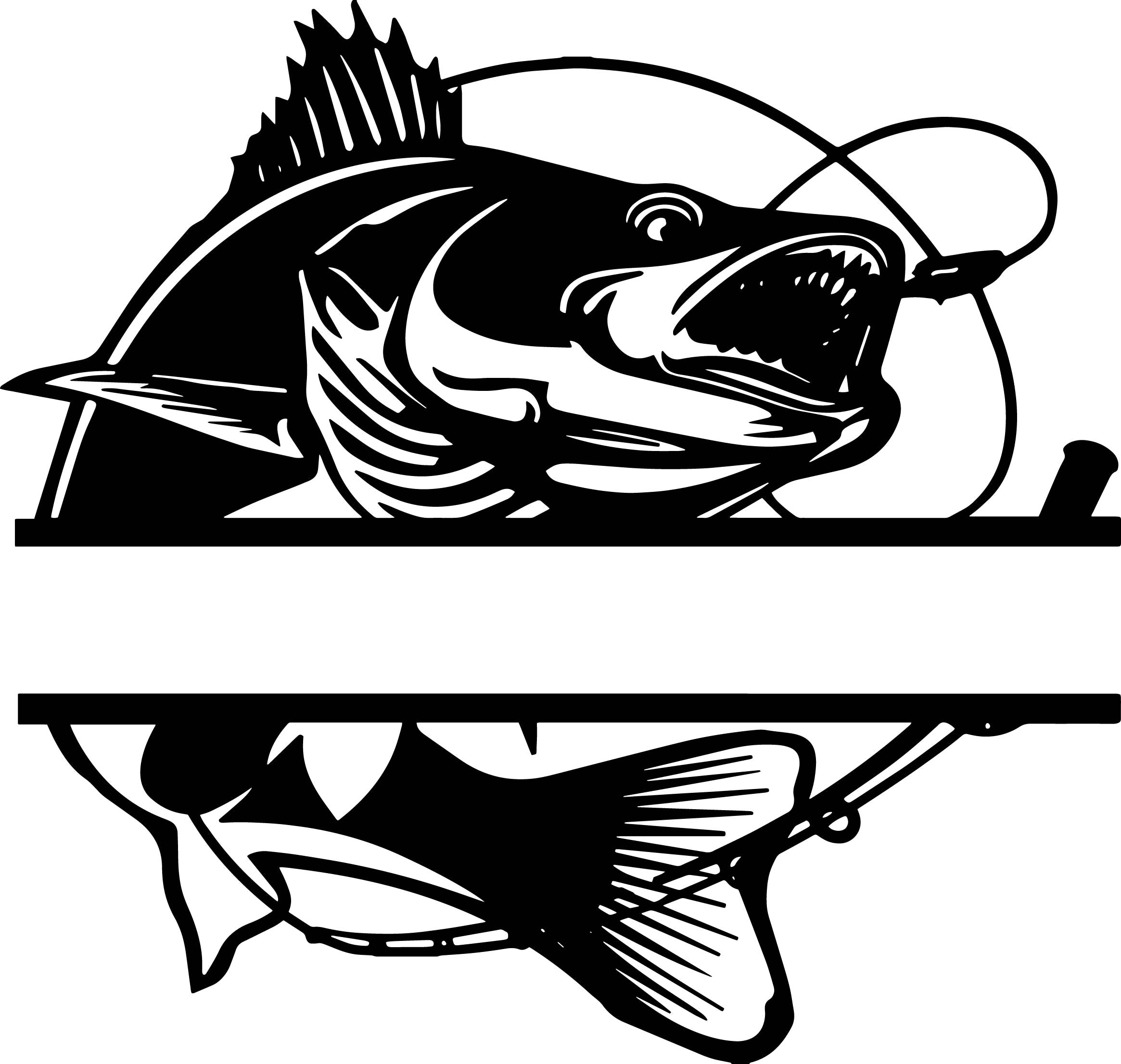 Walleye Fishing Monogram – metalsignscanada