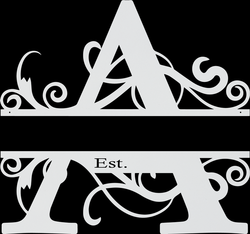 "A" Monogram with Established Date