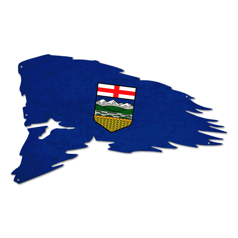 Alberta Provincial Tattered Flag