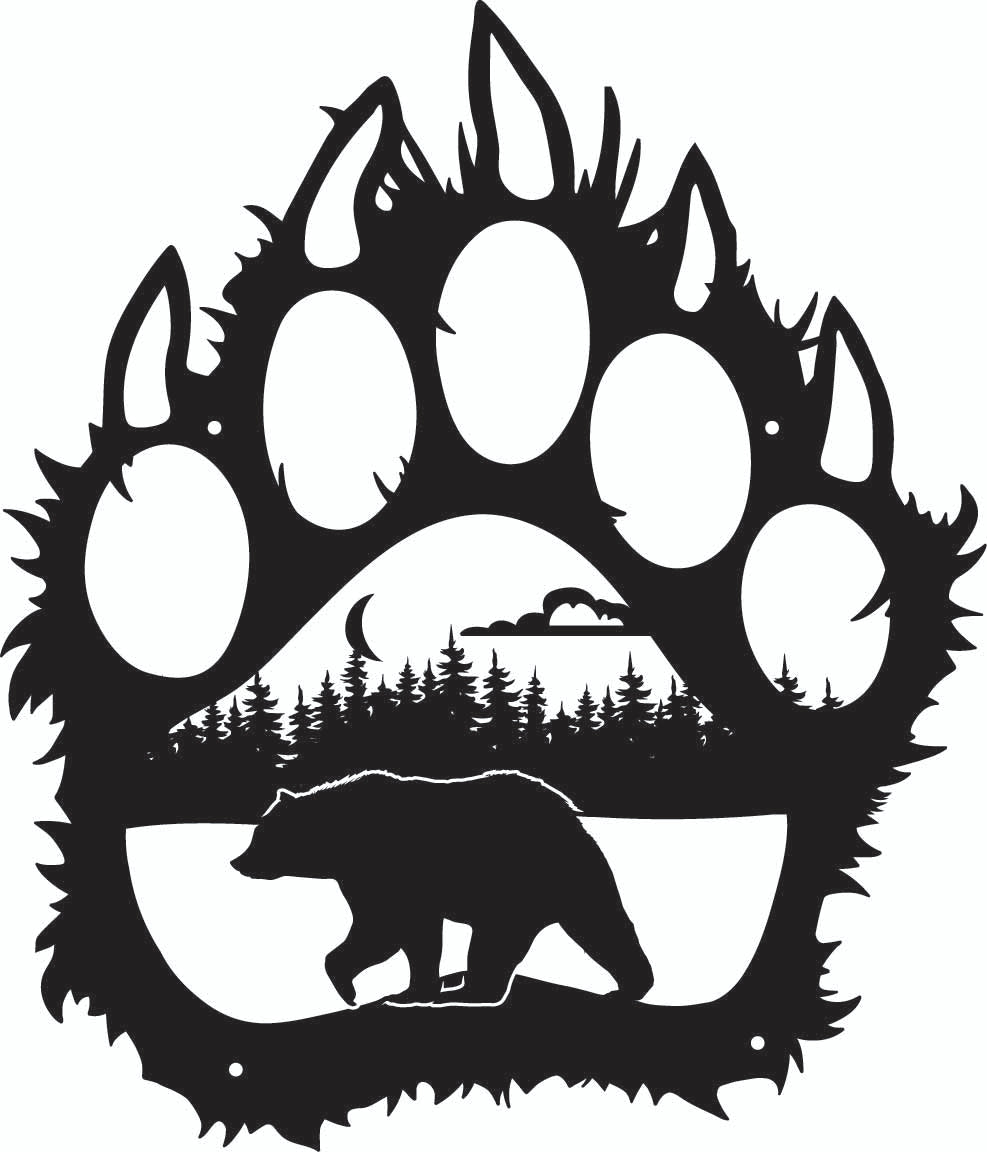 Bear Paw Forest Scene