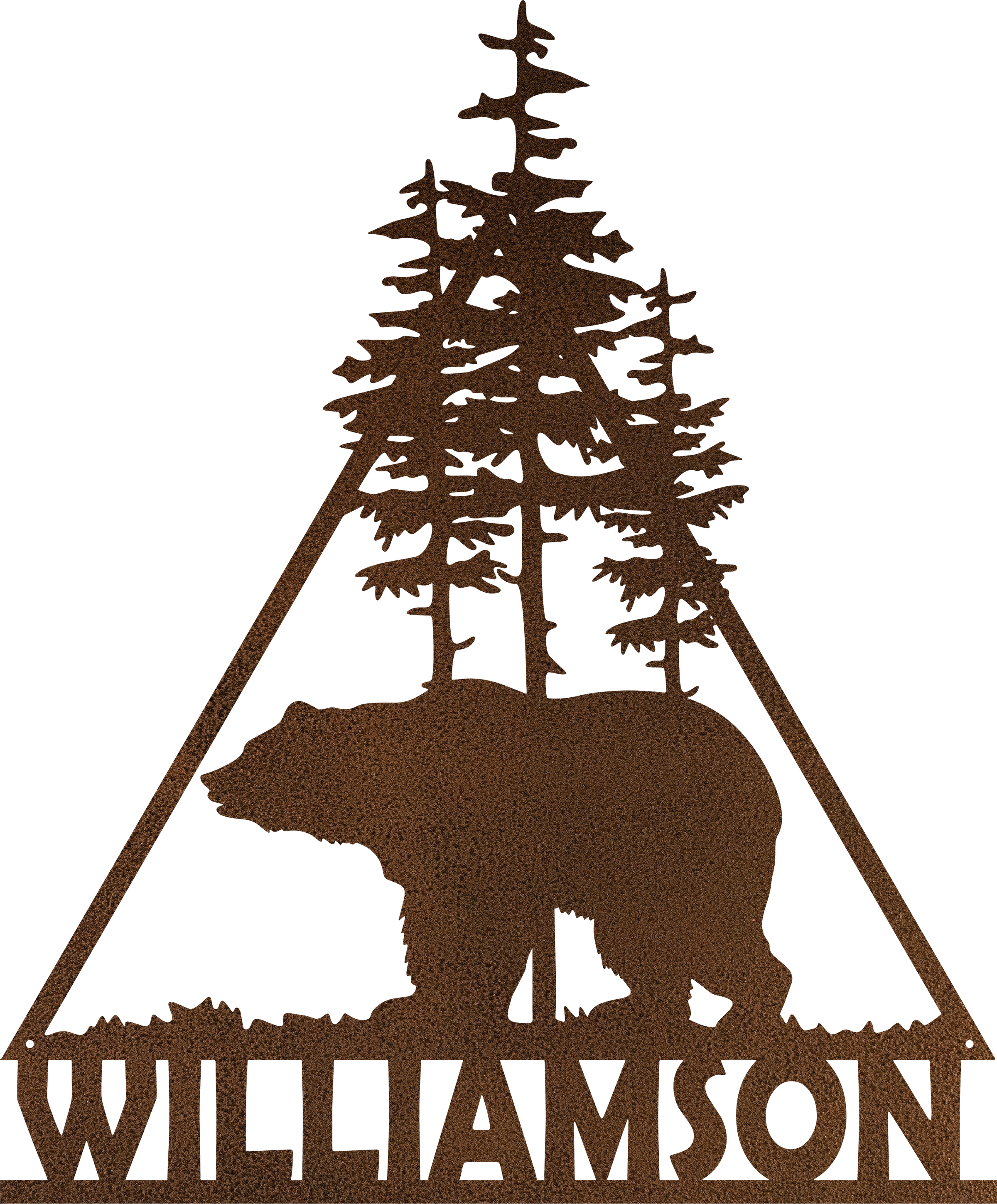Bear Triangle Personalized