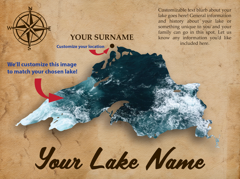 Lake sign