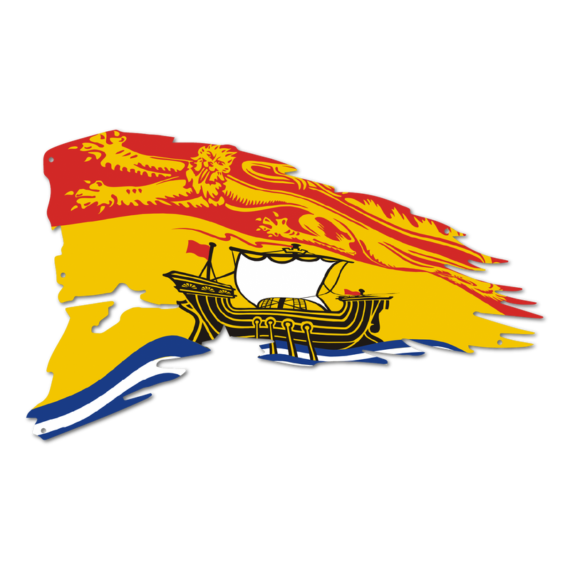 New Brunswick Provincial Tattered Flag