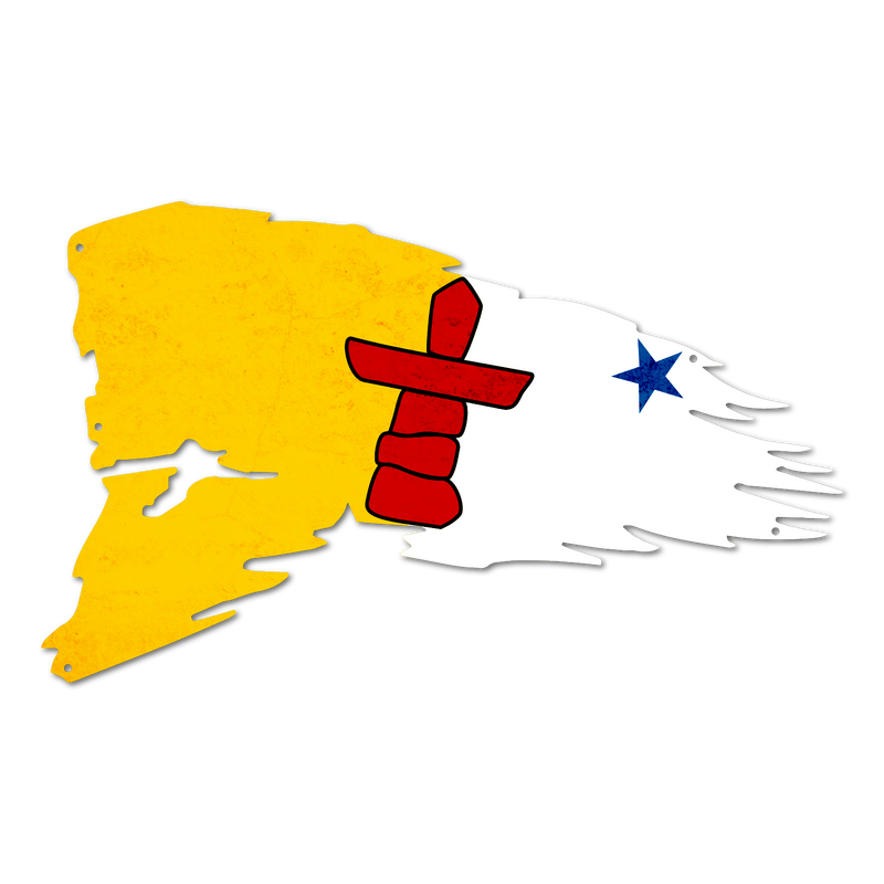 Nunavut Provincial Tattered Flag