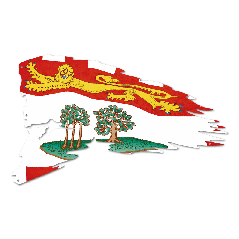 Prince Edward Island Provincial Tattered Flag