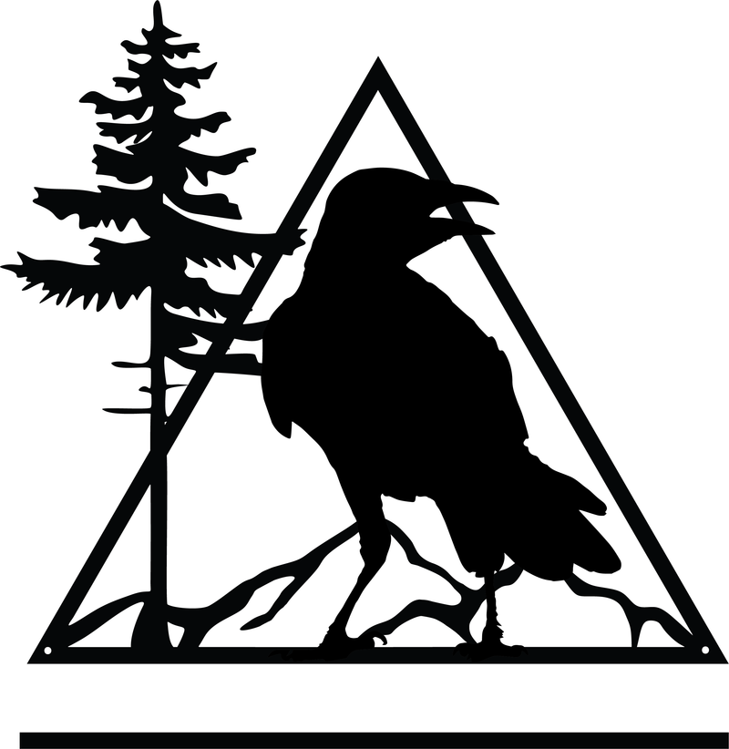 Raven Triangle Personalized