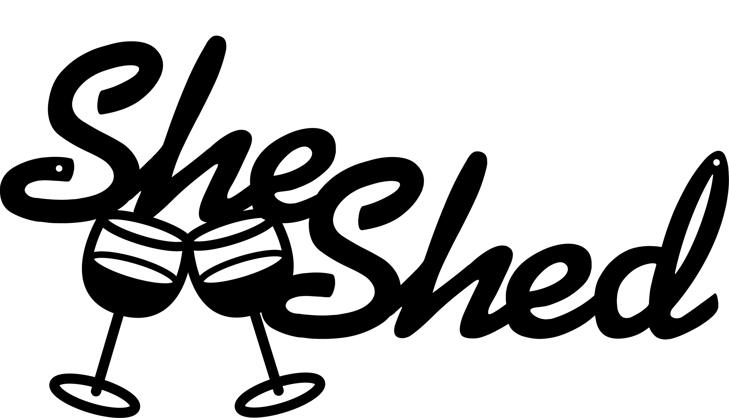 She Shed Wine Sign