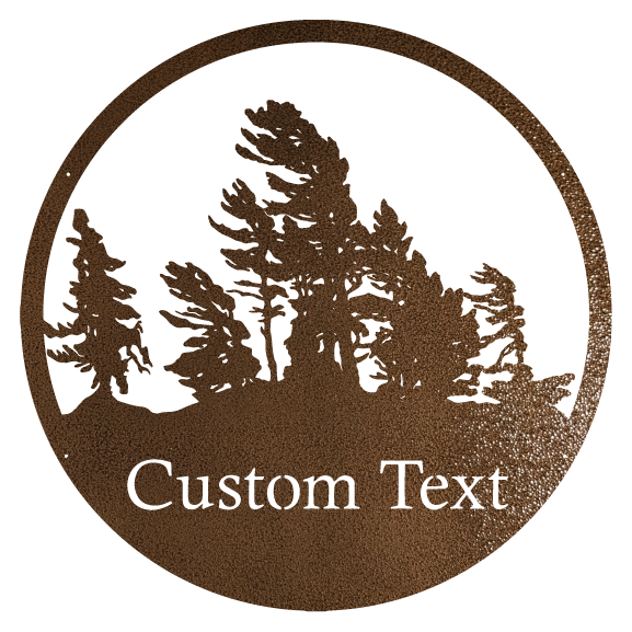 Sweeping Pines Trees Personalized