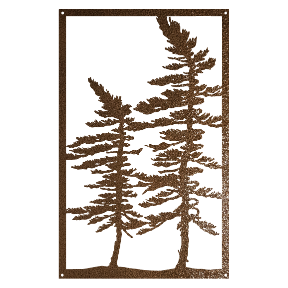 Sweeping Pines Trees Portrait