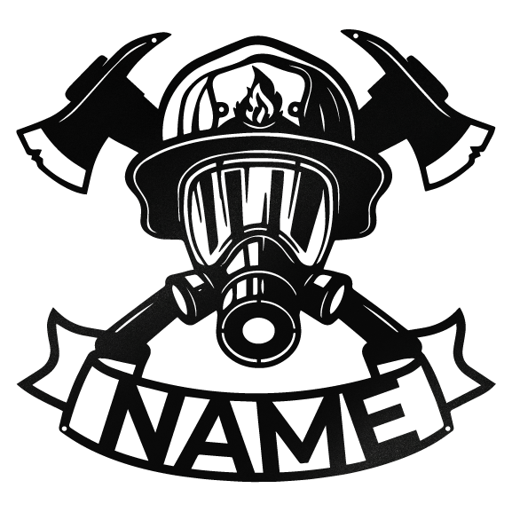 Firefighter Mask Personalized