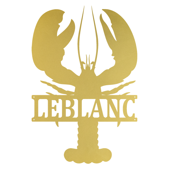 Personalized Lobster Sign