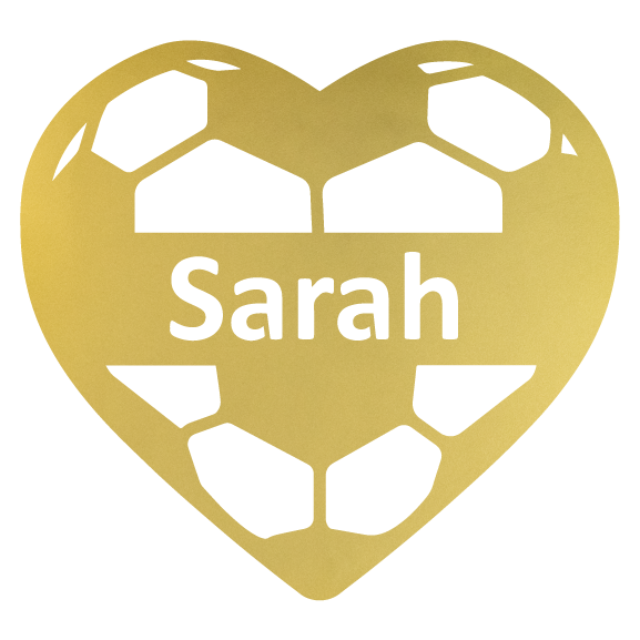 Soccer Heart Personalized