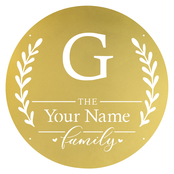 Family Name Wreath