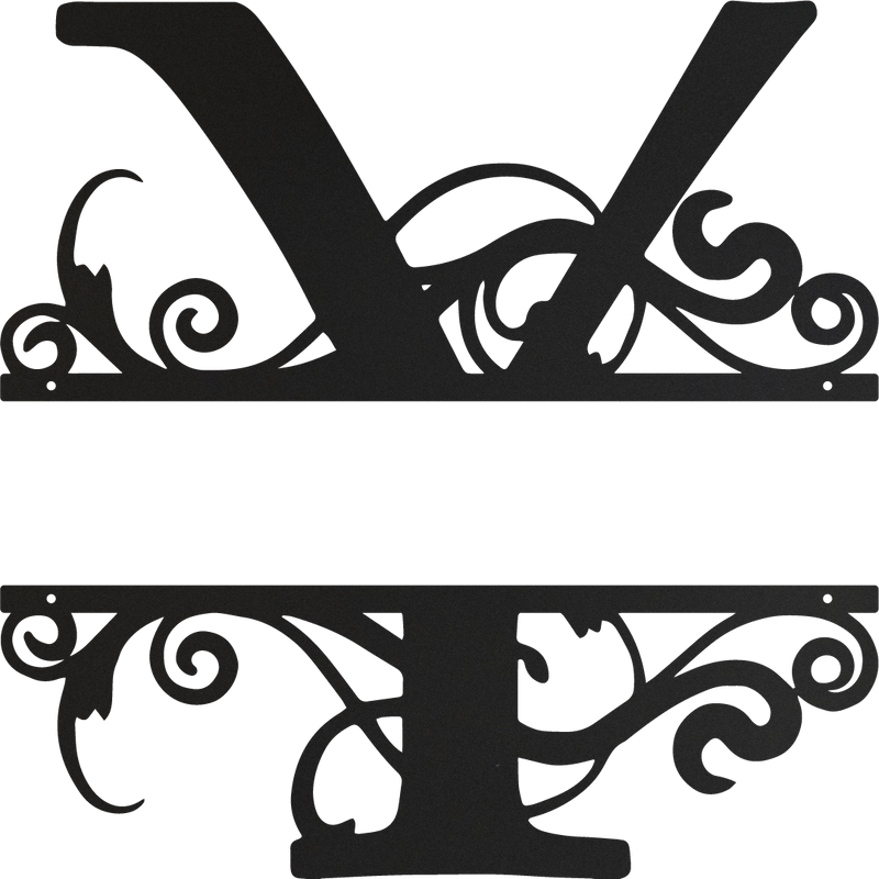 matte black y monogram
