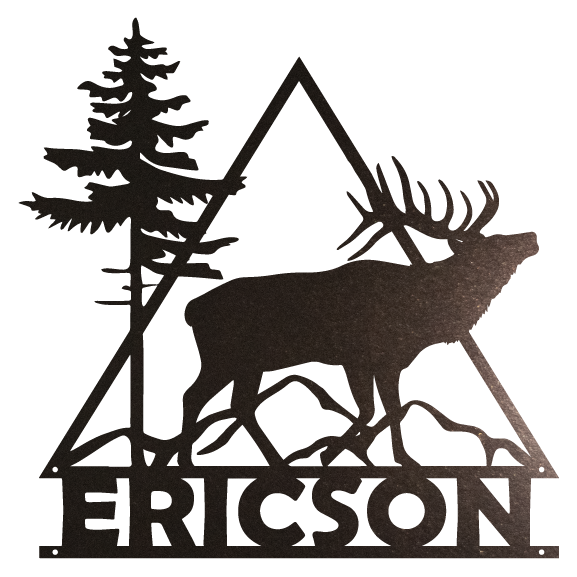 Elk Triangle Personalized