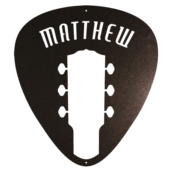 Guitar Pick and Headstock