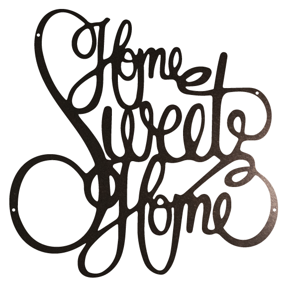 Home Sweet Home Cursive