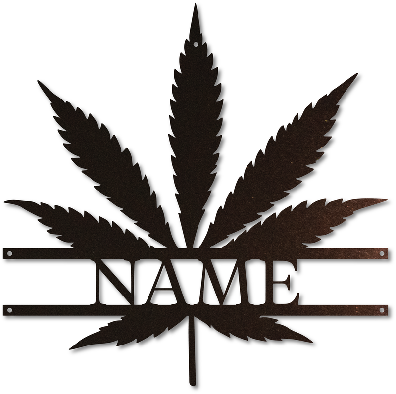 Cannabis Leaf Monogram