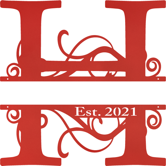 "H" Monogram with Established Date