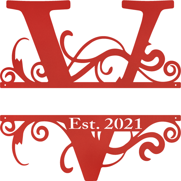 red V letter established date