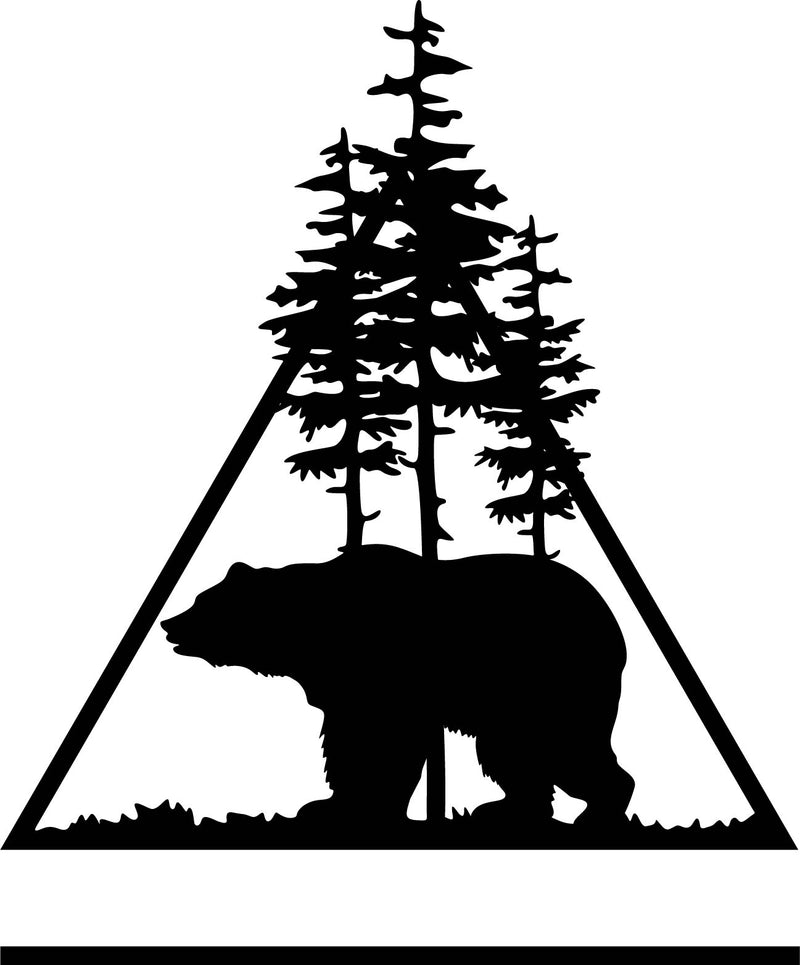 Bear Triangle Personalized