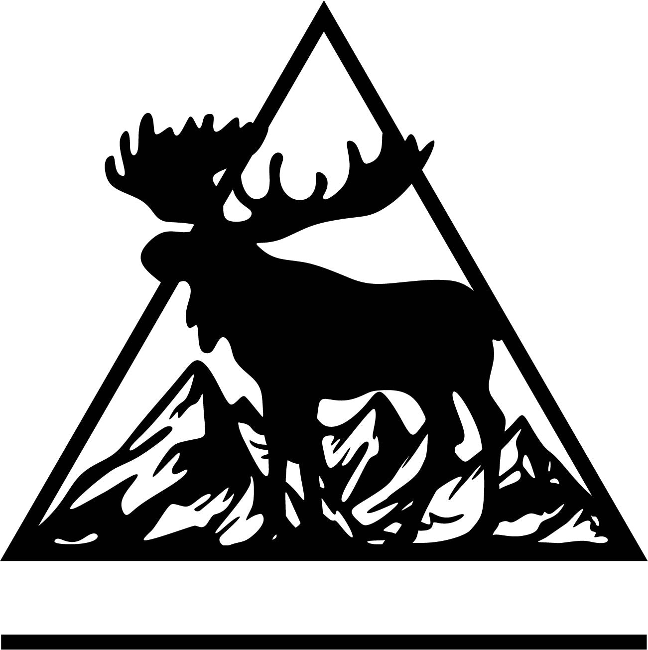 Moose Triangle Personalized