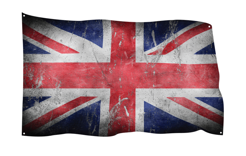Waving Union Jack British Flag