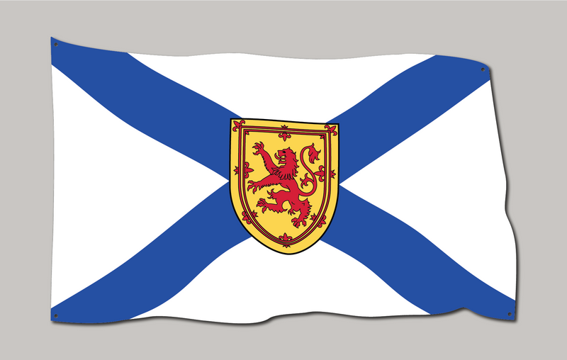 Waving Nova Scotia Flag