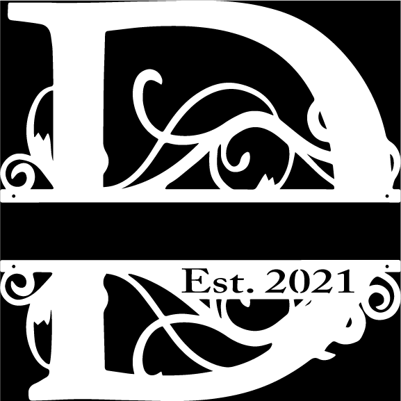"D" Monogram with Established Date
