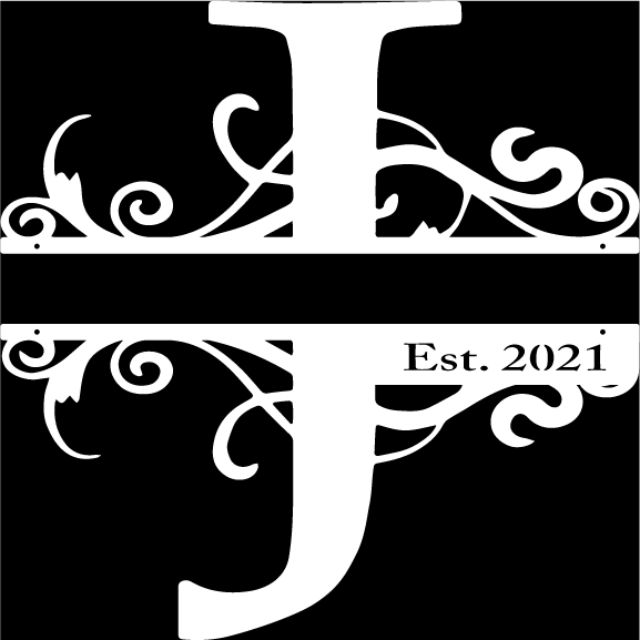 "J" Monogram with Established Date