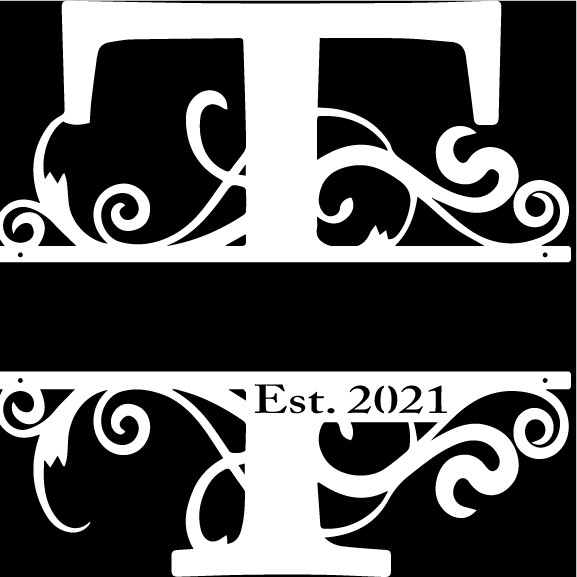 "T" Monogram with Established Date
