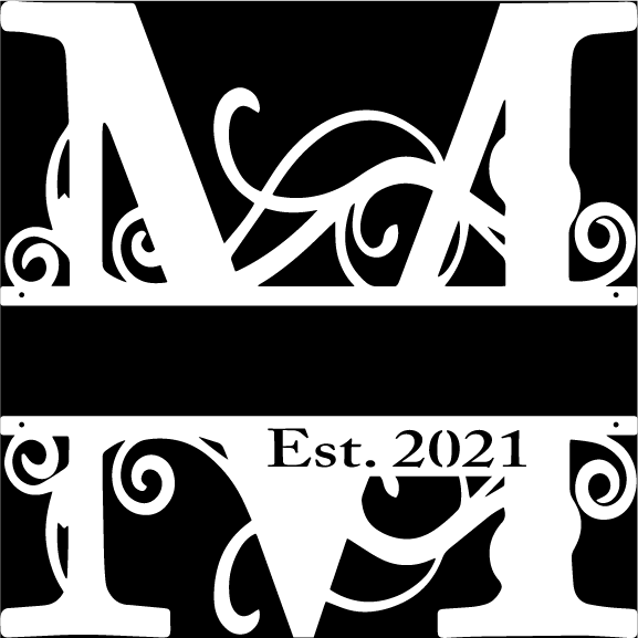 "M" Monogram with Established Date