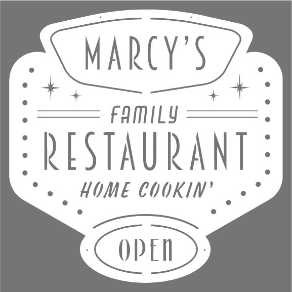 Family Restaurant Sign