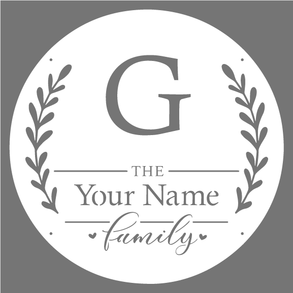 Family Name Wreath