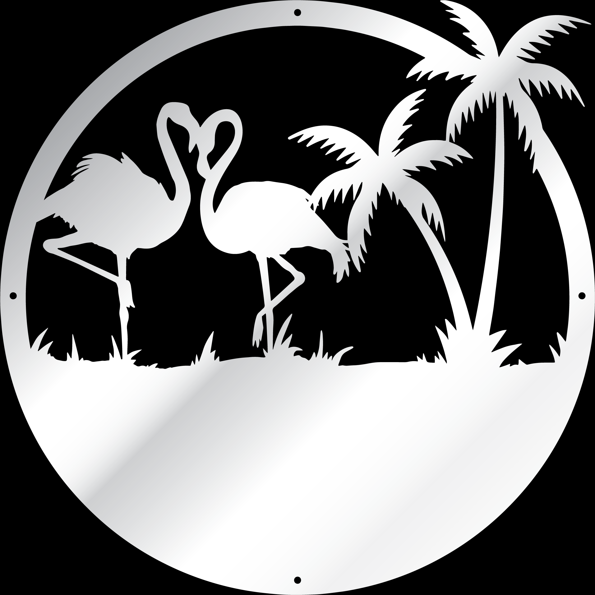 Flamingo Palm Trees
